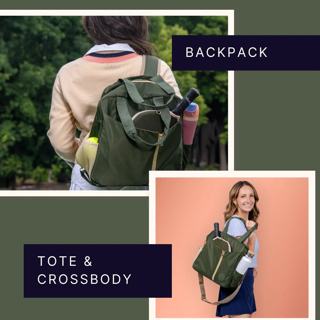 3 in 1 Pickleball Bag - Tote, Backpack, Crossbody - Image 5