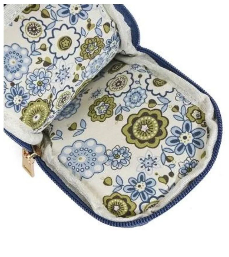 Blue Patent Quilted Pickleball Sling Bag - Image 4