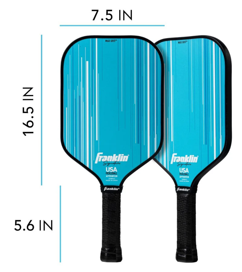 Franklin Signature Series Fiberglass Pro Pickleball Paddle Blue - Image 9