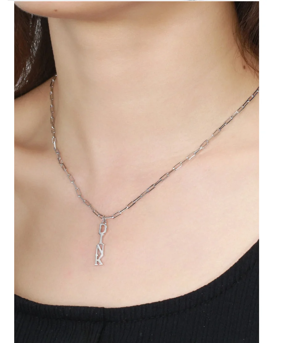 PickleBelle Pickleball Dinks On Me Silver Necklace - Image 3